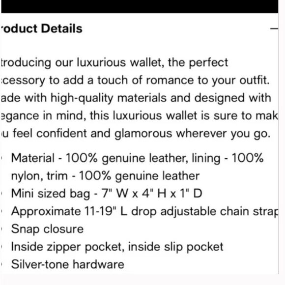 NEW! *Karl Lagerfeld Paris* Crossbody Lafayette Leather Mirror Hardware WOC - Picture 9 of 10